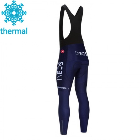 Fietsbroek Lang met Bretels 2021 Ineos Grenadiers N004 Winter Thermal Fleece